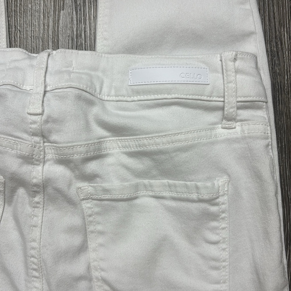 Cello White High Rise Jeans Classic Style - Picture 5 of 5